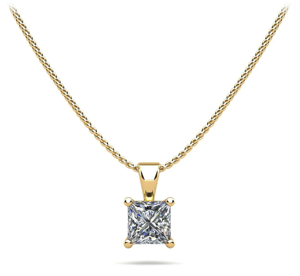 Perfect Princess Lab-Grown Diamond Pendant with 1.00 ct.(finished) 5.5mm - Image 2