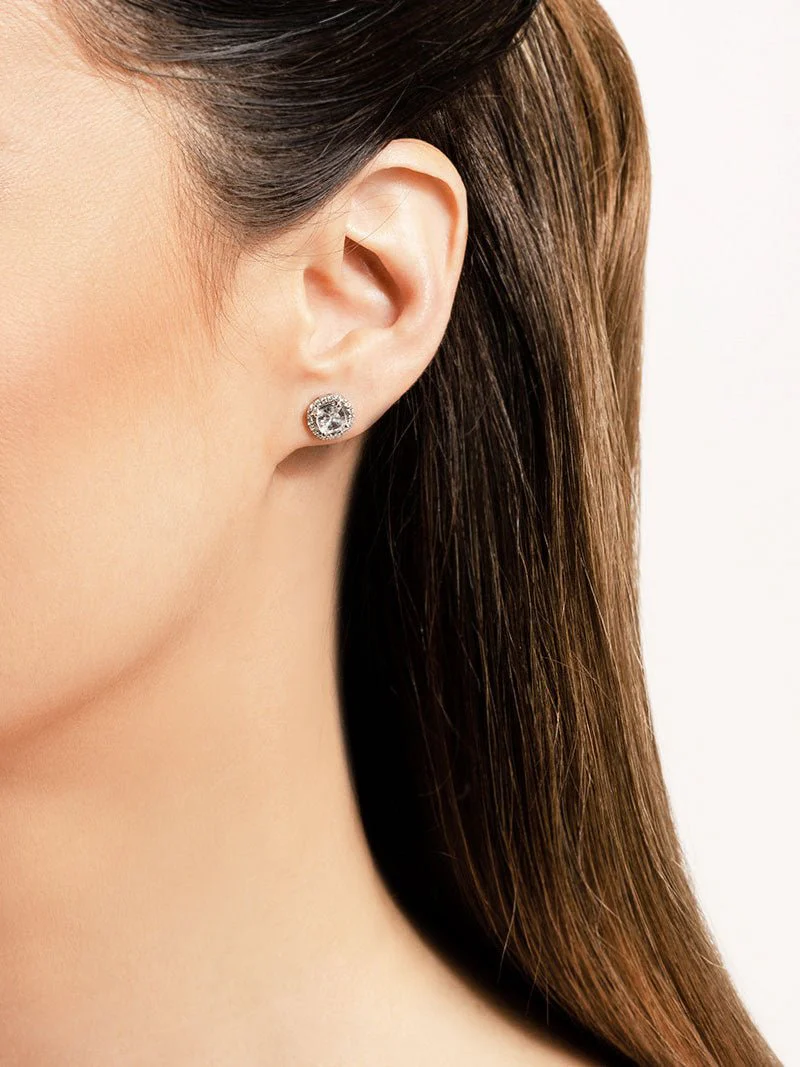Ravishing Cushion Cut Diamond Lab-Grown Diamond Studs with 4.34 ct. (2X2.00 ct. center diamonds) - Image 3
