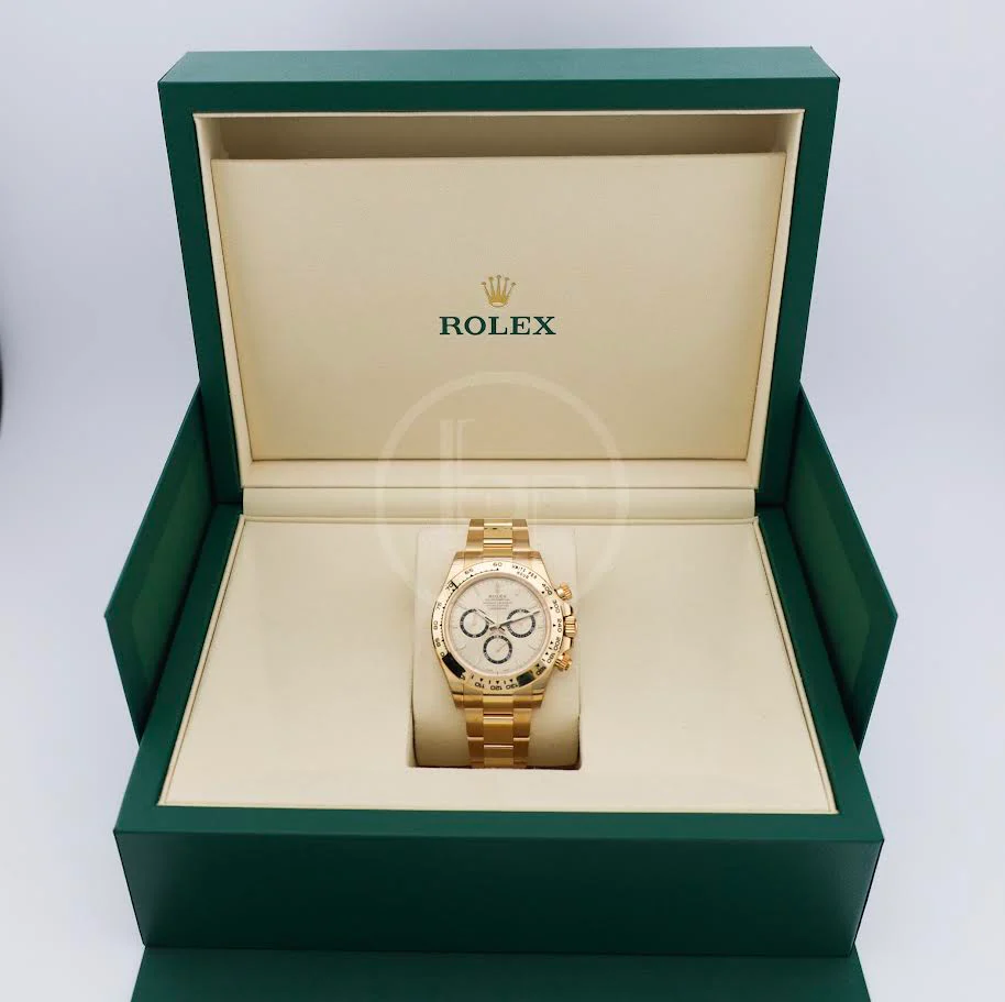 Rolex Yellow Gold Cosmograph Daytona Watch - Fixed Bezel - Golden Index Dial - Oyster Bracelet - 126508 chio - Image 3