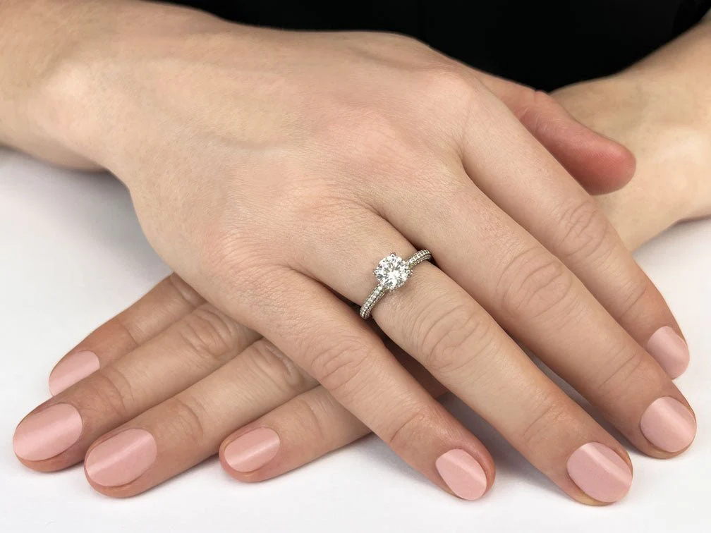 Royal Delight Diamond Engagement Ring with 1.99 ct. (1.50 ct. center diamond) - Image 3