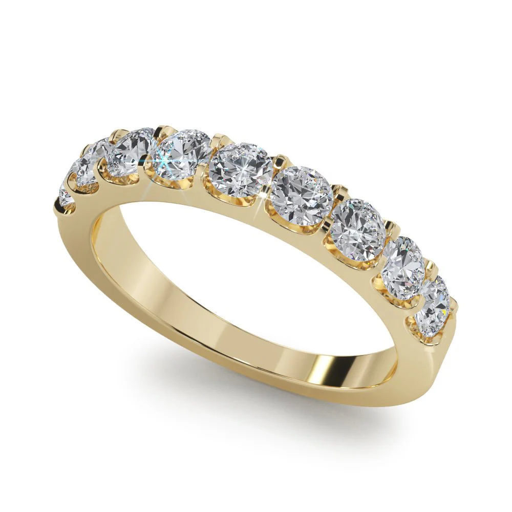 Shared Prong Diamond Anniversary Diamond Ring with 0.26 ct.(finished) 1.5mm - Image 2