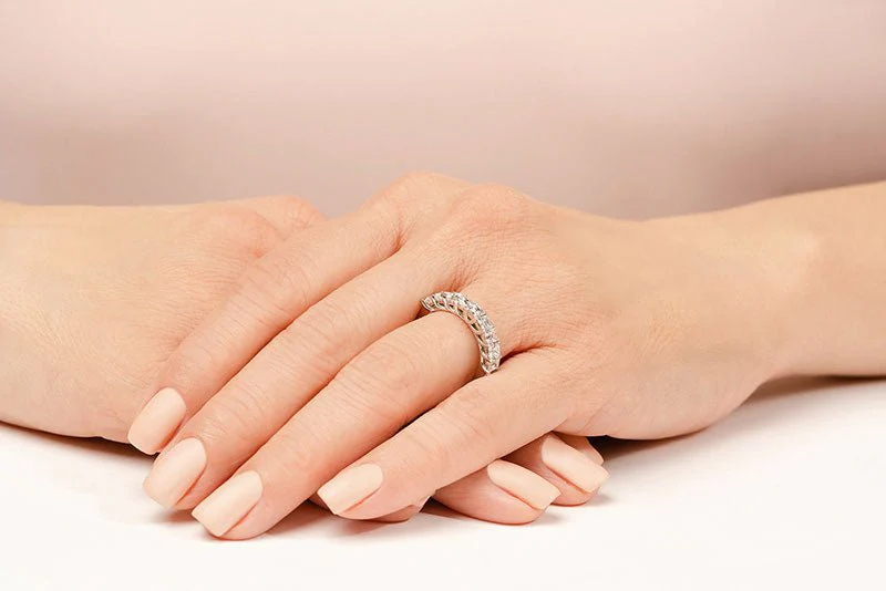 Shared Prong Princess Cut Lab-Grown Diamond Ring with 1.53 ct.(finished) 3.0mm - Image 4