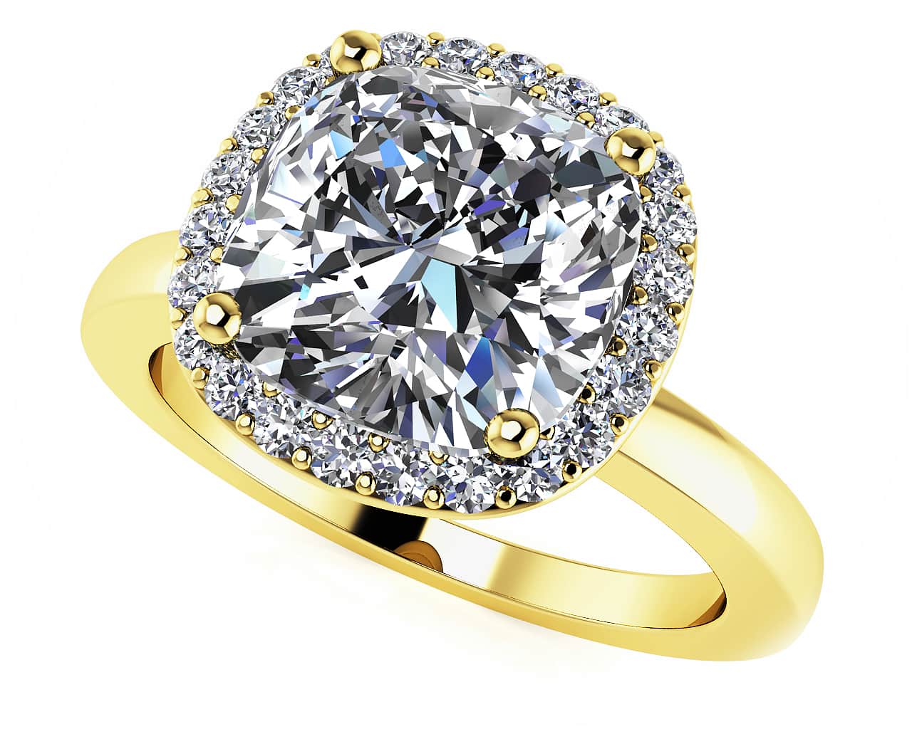 Shining Love Diamond Engagement Ring with 0.61 ct. (0.50 ct. center diamond) - Image 2