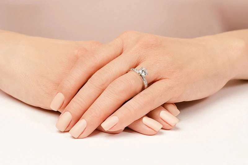Six Prong Center Stone Diamond Engagement Ring with 1.48 ct. (1.00 ct. center diamond) - Image 3