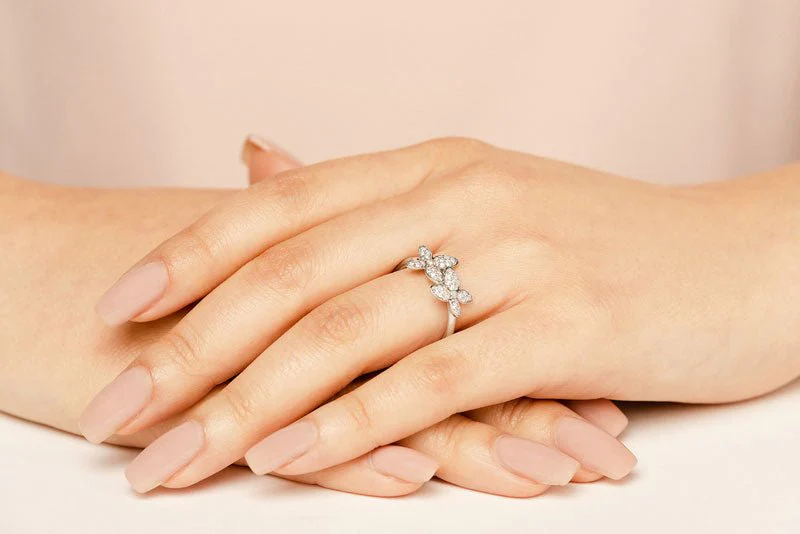 Sparkling Butterfly Lab-Grown Diamond Ring with 0.35 ct.(finished) - Image 3