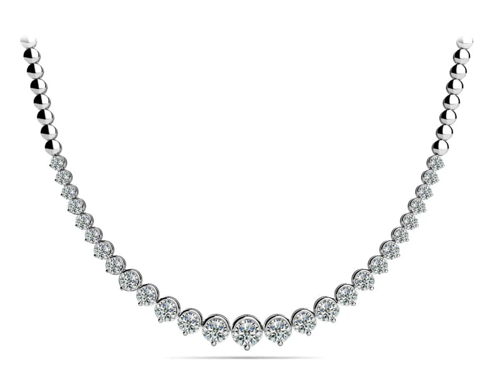 Strand Of Diamonds With Shiny Diamond Links  with 2.06 ct.(finished) - Image 3