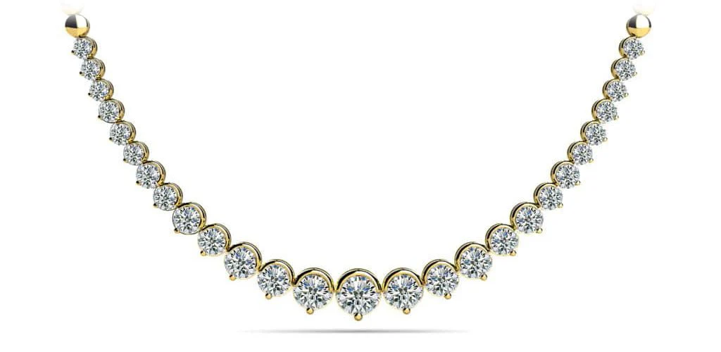 Strand Of Diamonds With Shiny Links Lab-Grown Diamond  with 2.98 ct.(finished) - Image 2