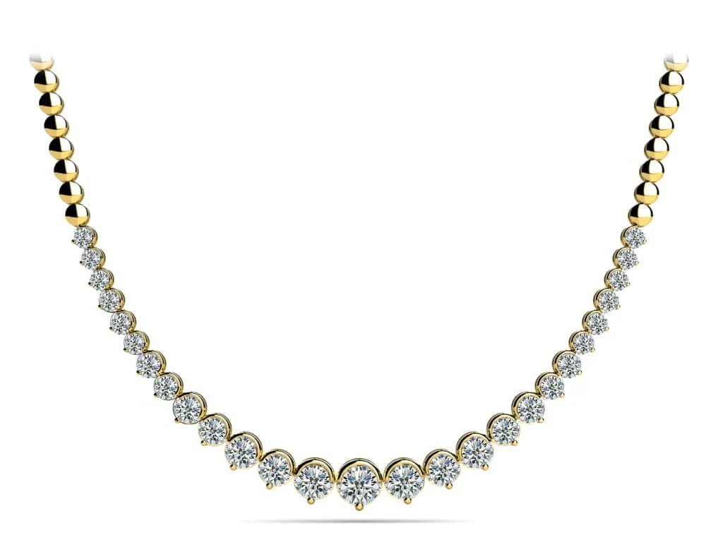 Strand Of Diamonds With Shiny Links Lab-Grown Diamond  with 2.98 ct.(finished) - Image 4