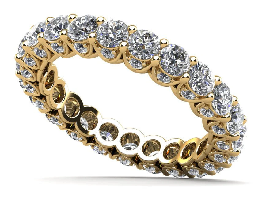 Sunbeam Diamond Eternity Lab-Grown Diamond Ring with 2.16 ct.(finished) 1.3mm, 2.5mm - Image 2