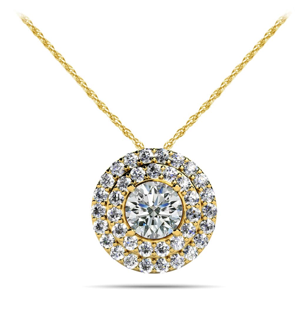 Surrounded By Sparkle Lab-Grown Diamond Pendant with 0.44 ct. (0.25 ct. center diamond) - Image 2
