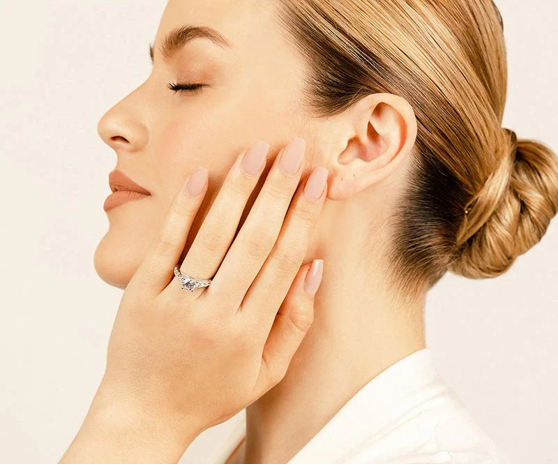 Sweet Dream Lab-Grown Diamond Engagement Ring with 2.01 ct. (1.25 ct. center diamond) - Image 4