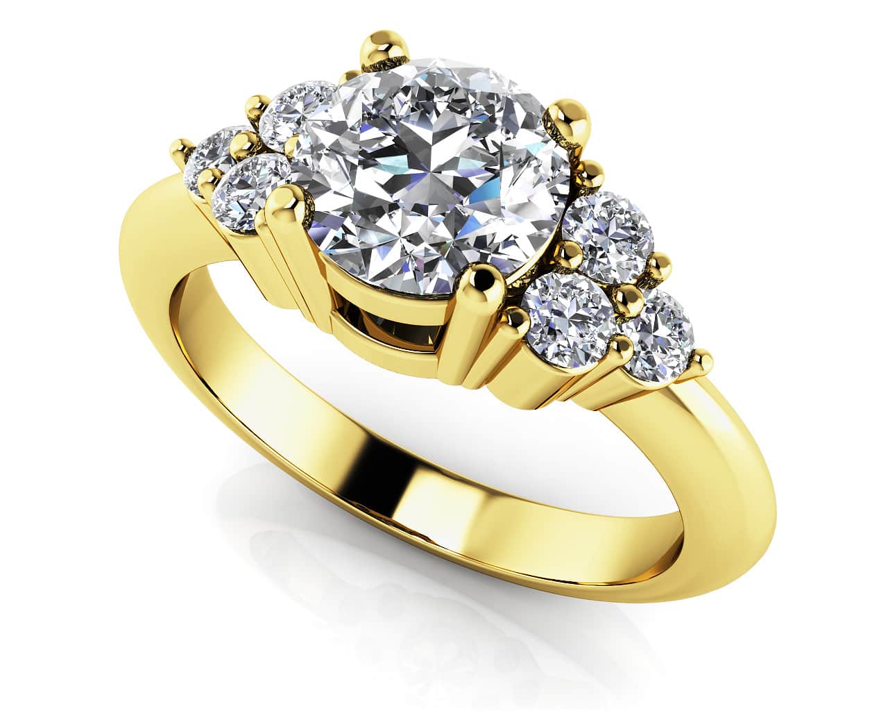 Tie The Knot Diamond Engagement Ring with 2.21 ct. (2.00 ct. center diamond) - Image 2
