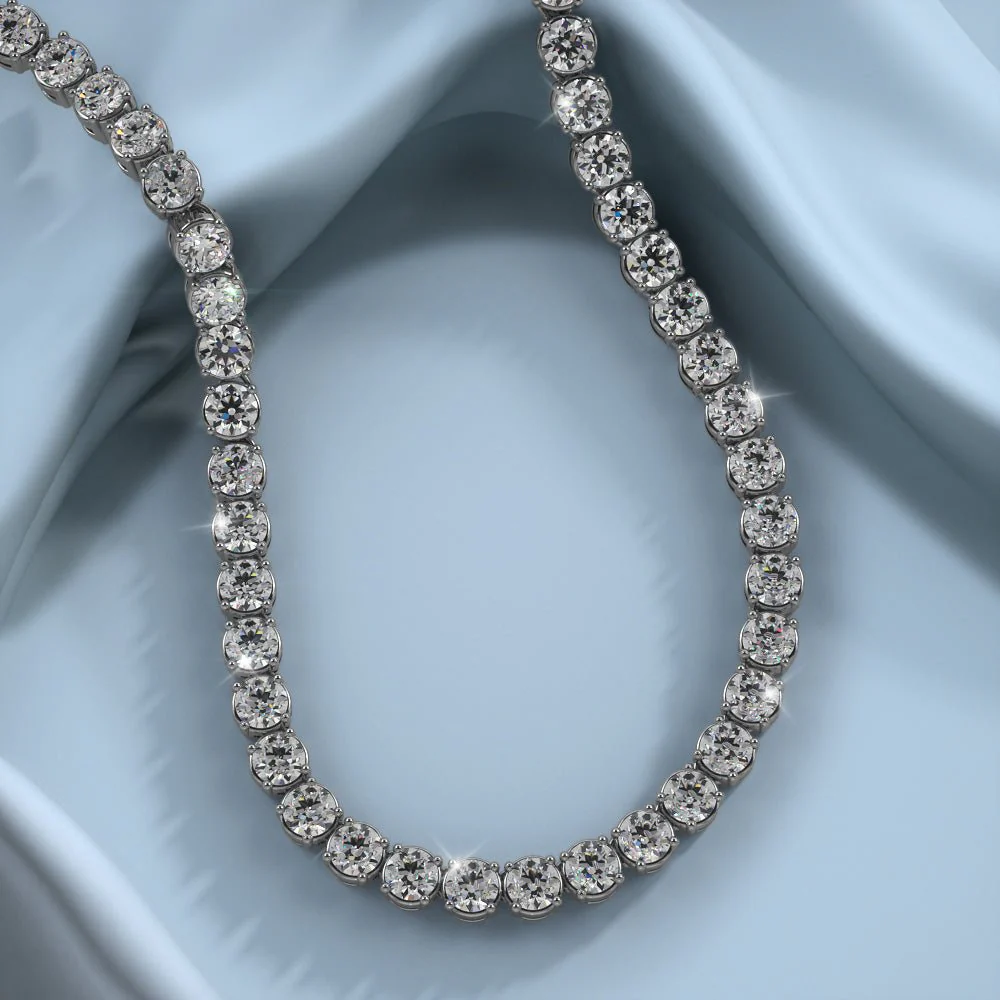 Timeless Dreams Riviera Lab-Grown Diamond Necklace with 28.05 ct.(finished) 4.4mm - Image 3