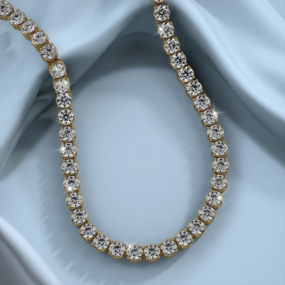 Timeless Dreams Riviera Lab-Grown Diamond Necklace with 28.05 ct.(finished) 4.4mm - Image 4