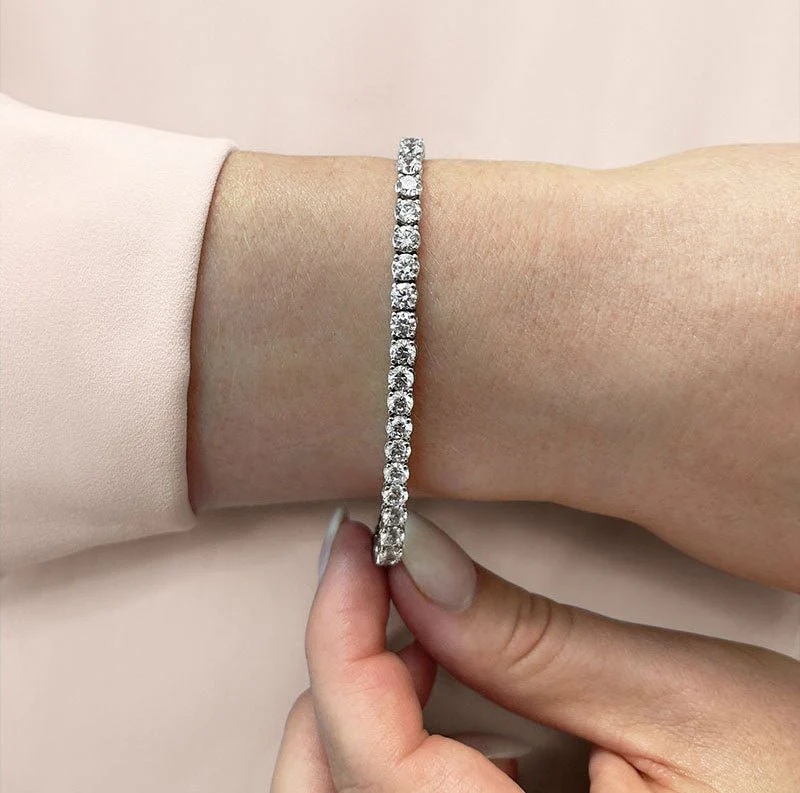 Timeless Dreams Diamond Tennis Bracelet with 10.92 ct.(finished) 4.1mm - Image 3