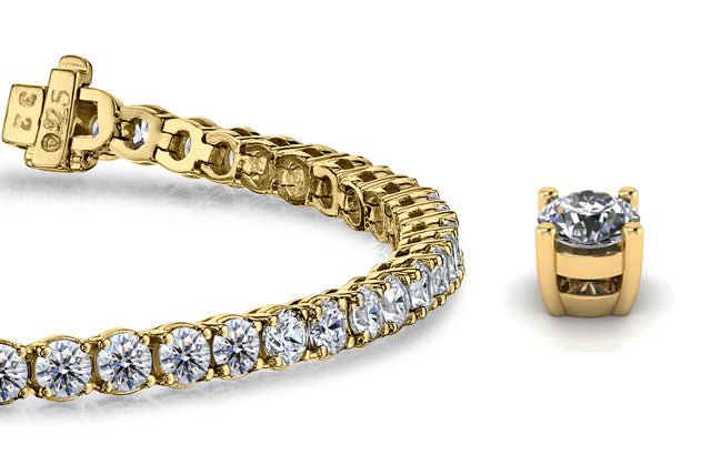 Timeless Dreams Diamond Tennis Bracelet with 12.87 ct.(finished) 4.4mm - Image 2
