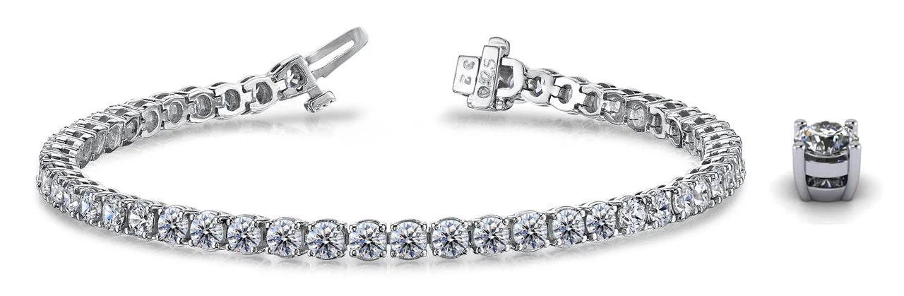 Timeless Dreams Diamond Tennis Bracelet with 12.87 ct.(finished) 4.4mm - Image 5