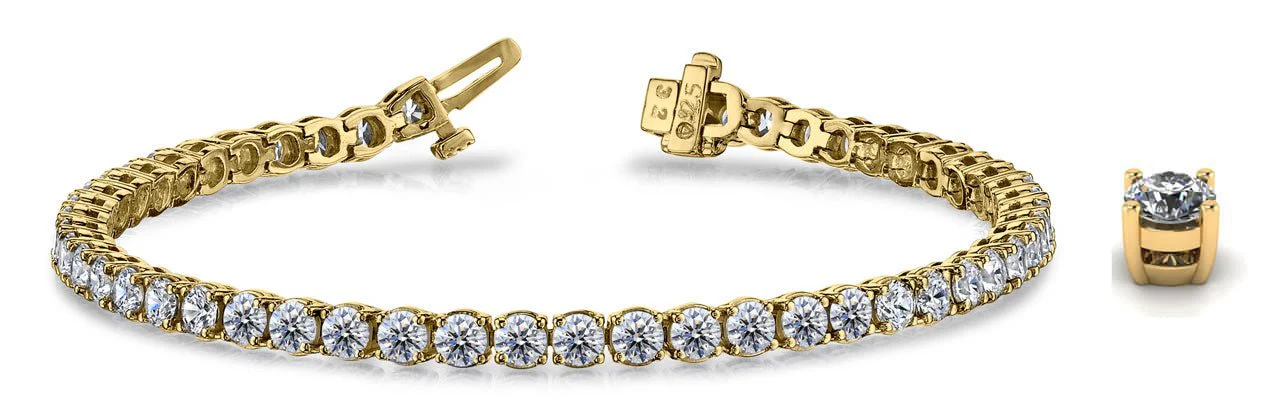 Timeless Dreams Diamond Tennis Bracelet with 12.87 ct.(finished) 4.4mm - Image 6