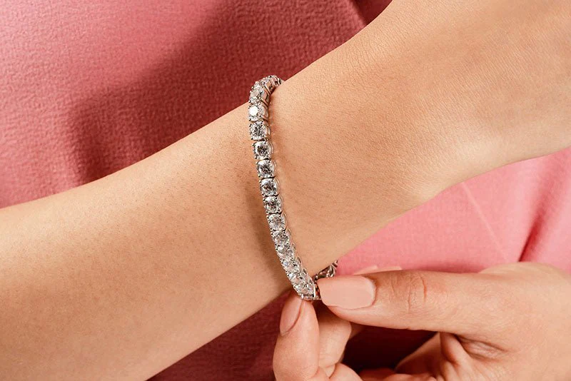 Timeless Dreams Lab-Grown Diamond Tennis Bracelet with 21.75 ct.(finished) 5.7mm - Image 4