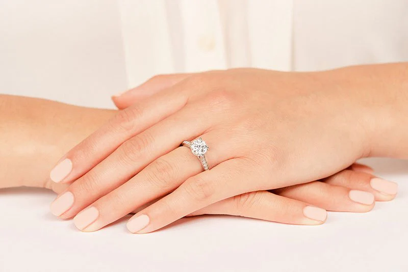 Timeless Love Lab-Grown Diamond Engagement Ring with 1.89 ct. (1.50 ct. center diamond) - Image 3