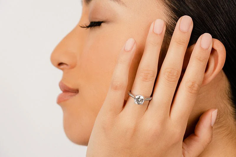 Timeless Love Lab-Grown Diamond Engagement Ring with 1.89 ct. (1.50 ct. center diamond) - Image 4