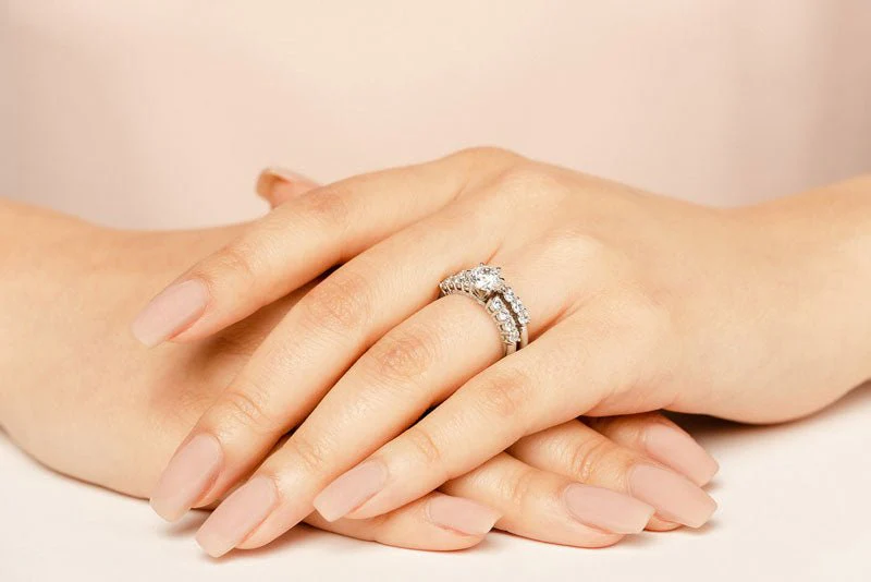 True Romance Lab-Grown Diamond Bridal Set with 3.08 ct. (2.00 ct. center diamond) - Image 5