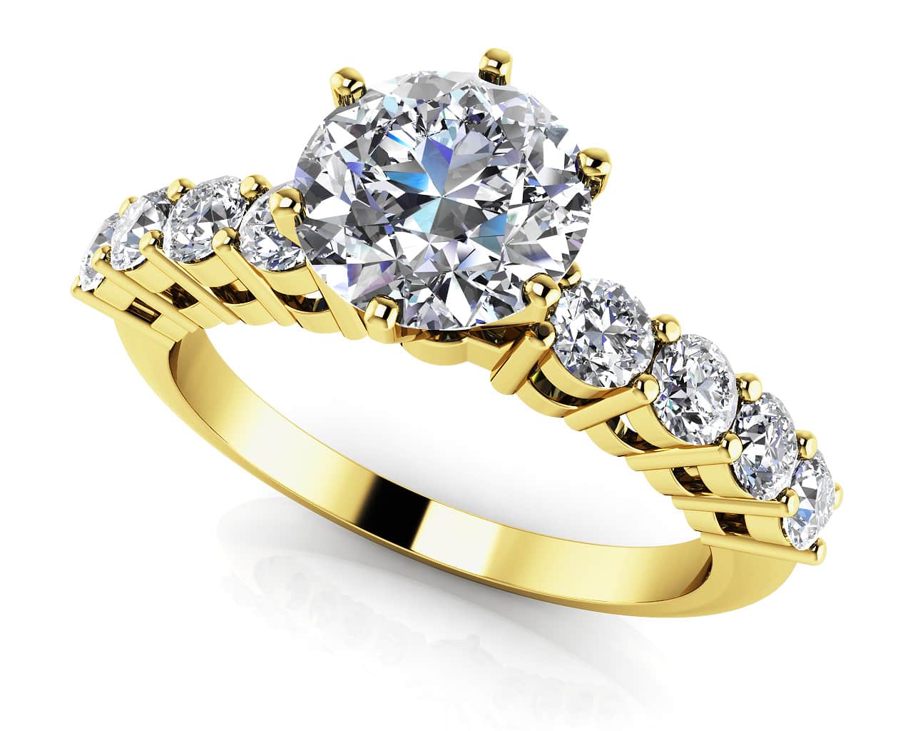 True Romance Lab-Grown Diamond Engagement Ring with 1.48 ct. (1.00 ct. center diamond) - Image 2