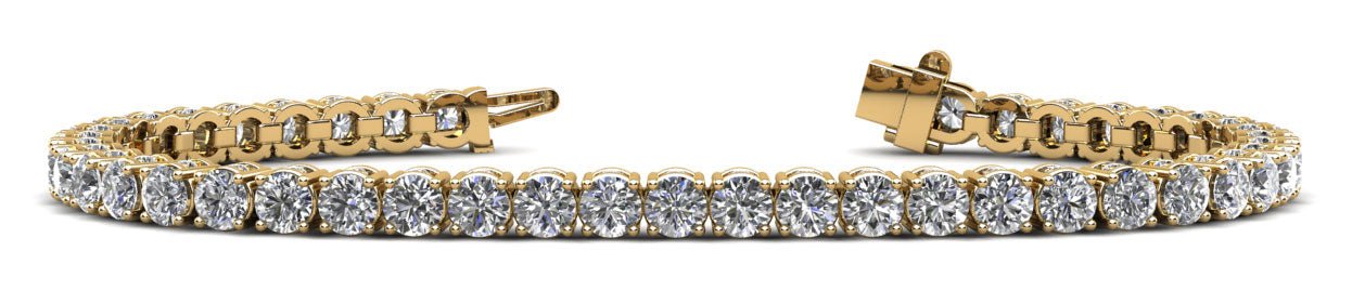 Ultimate Tennis Bracelet with Side Stones Lab-Grown Diamond with 3.28 ct.(finished) 1mm, 2mm - Image 5